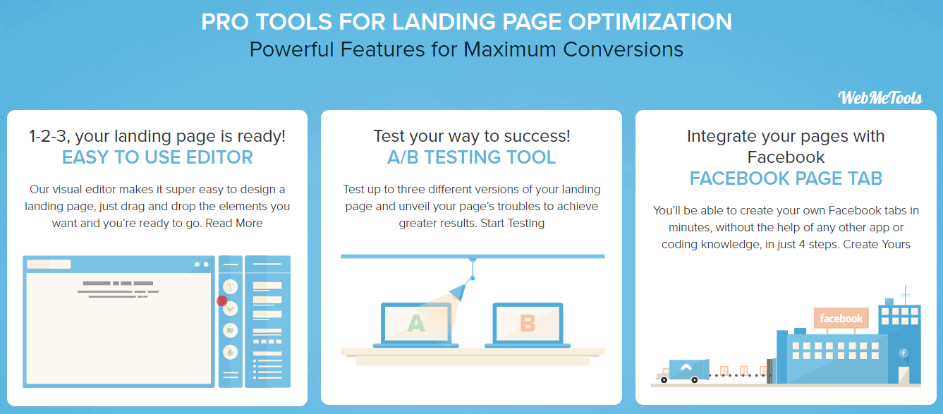 Best tools for landing page
