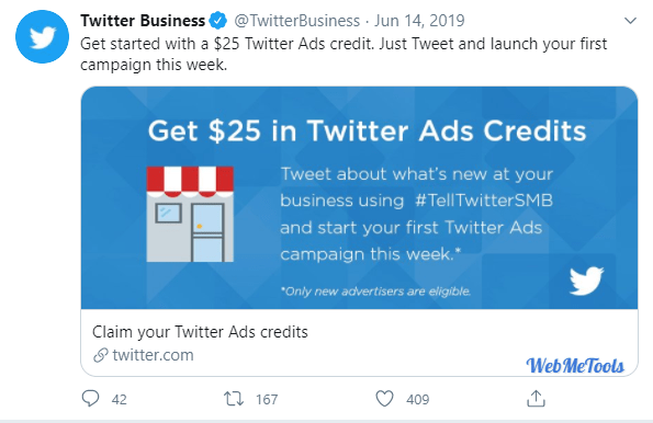  Twitter Ads Coupon Code $25 Credit