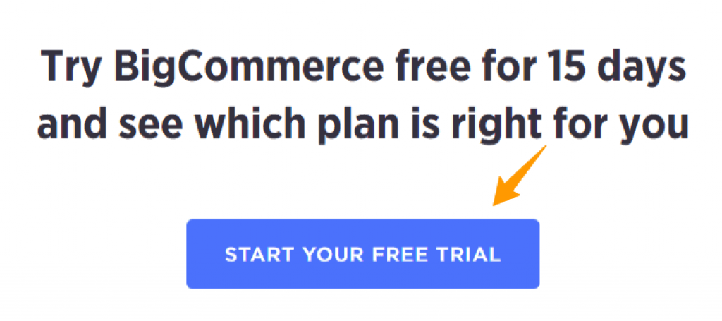 BigCommerce 15 Days Free Trial