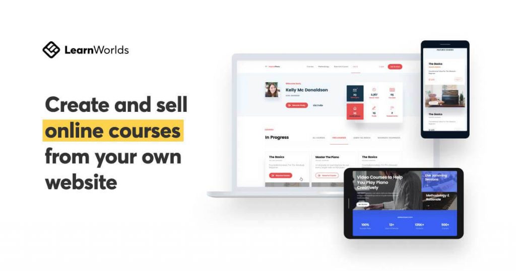 LearnWorlds Create & Sell Online Course