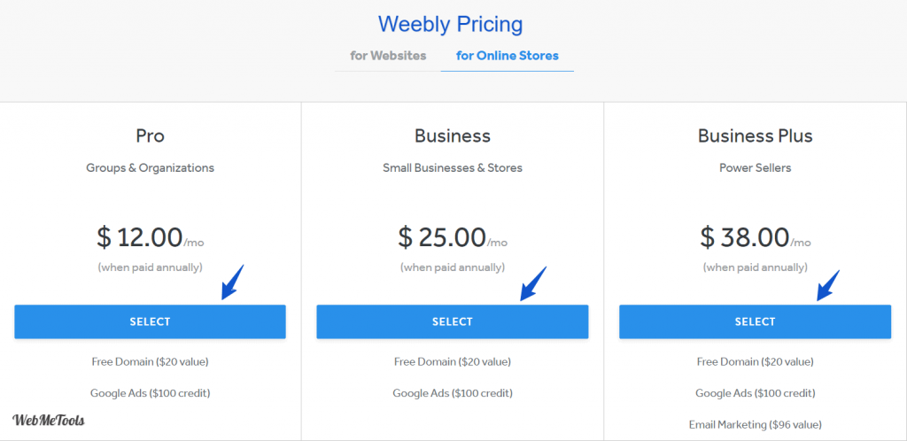 Weebly-Pricing-Online-Store-Builder-Plans