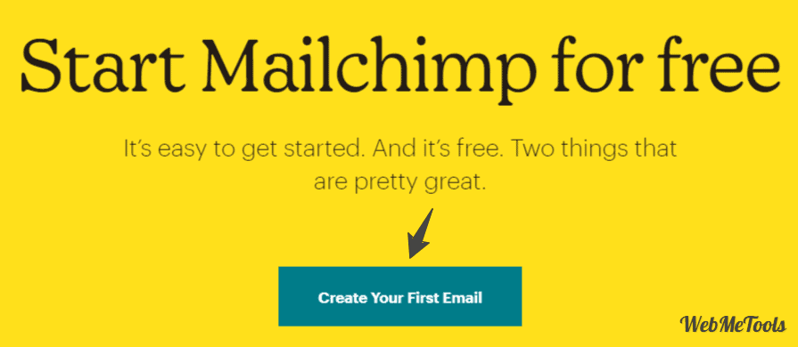 Start MailChimp for free