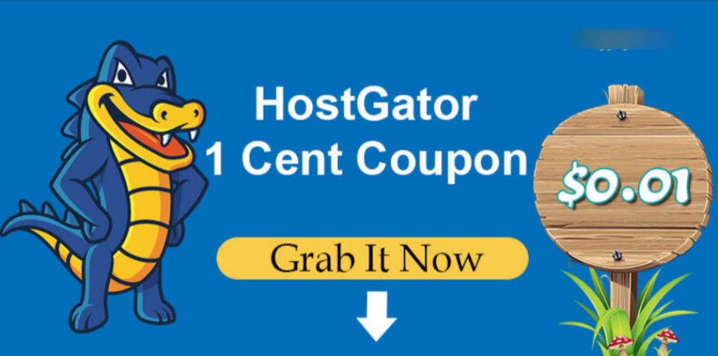 hostgator 1 cent coupon