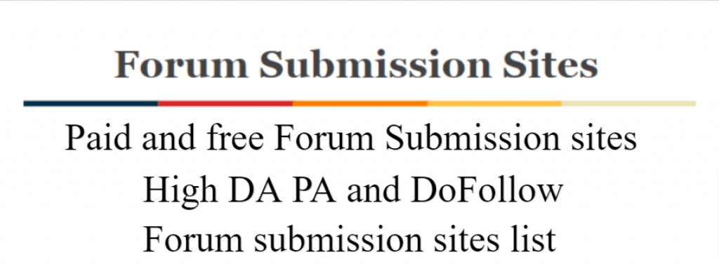 image 12 paid and free forum submission sites