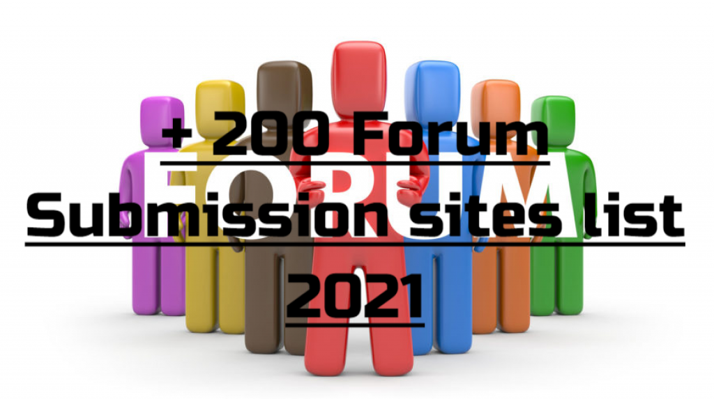 500+ Paid And Free Forum Submission Sites List 2022