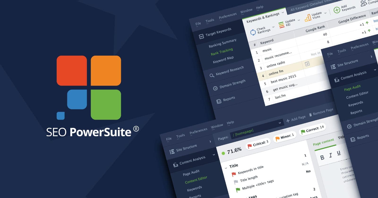 Seo Powersuite Dashboard