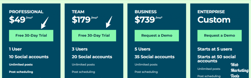 Hootsuite Pricing Plans USA