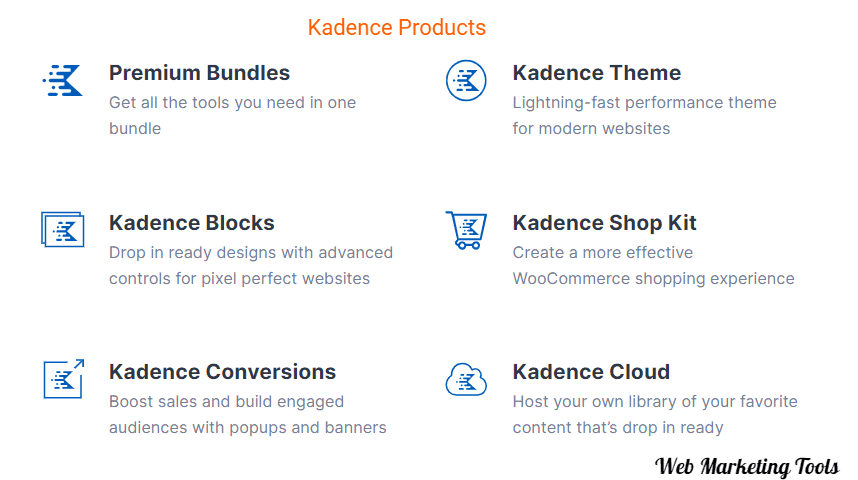 KadenceWP Products