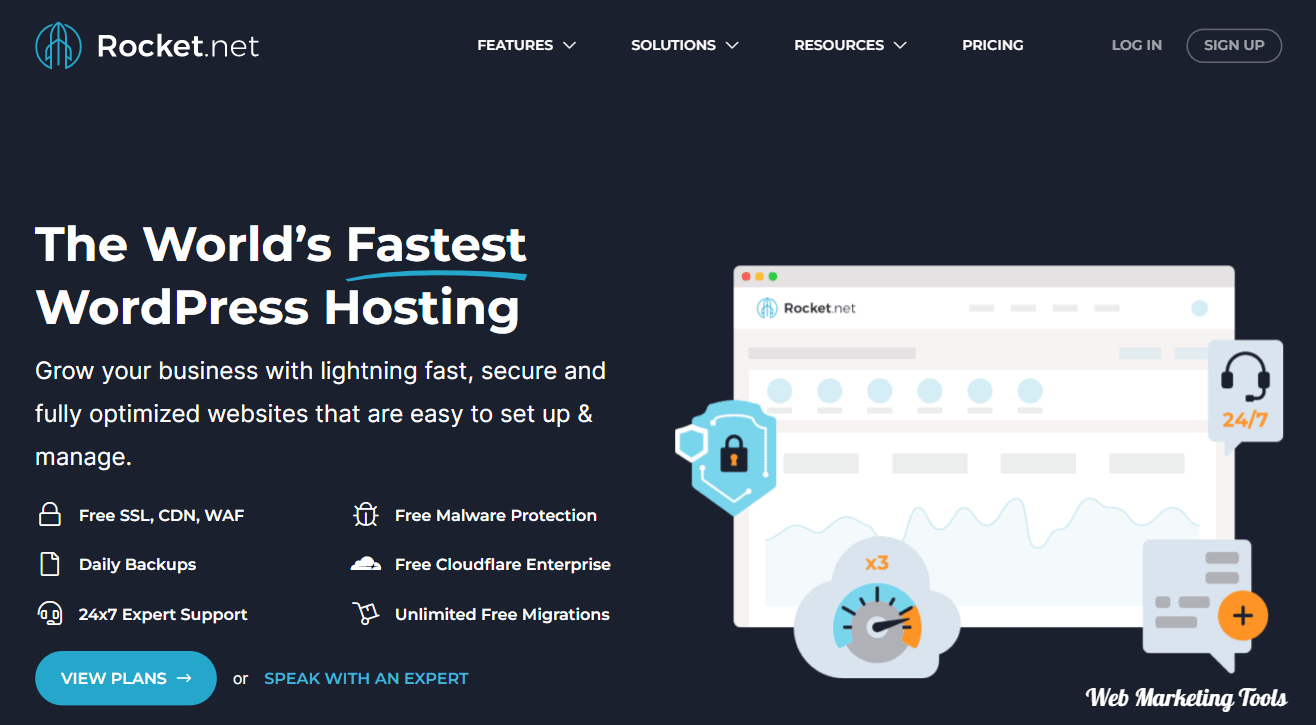 Rocket-net-WordPress-Hosting