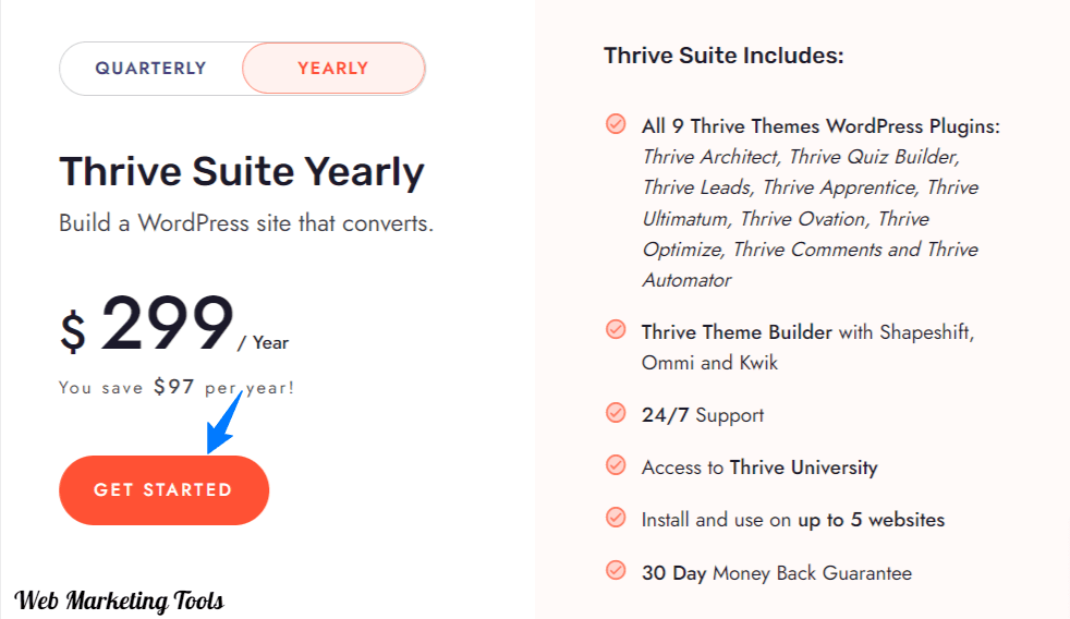 Thrive Suite Yearly Plan