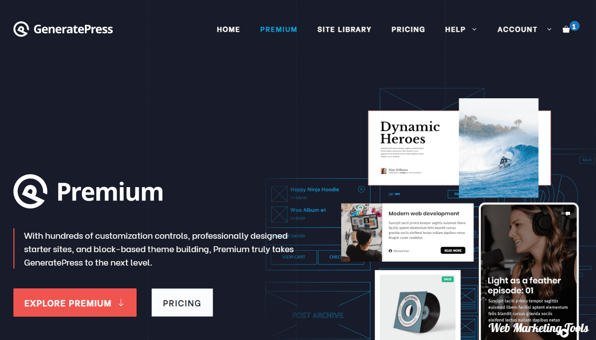 GeneratePress Premium version