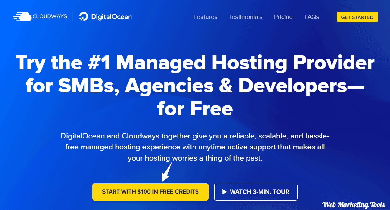 DigitalOcean 100 Credit Cloudways hosting