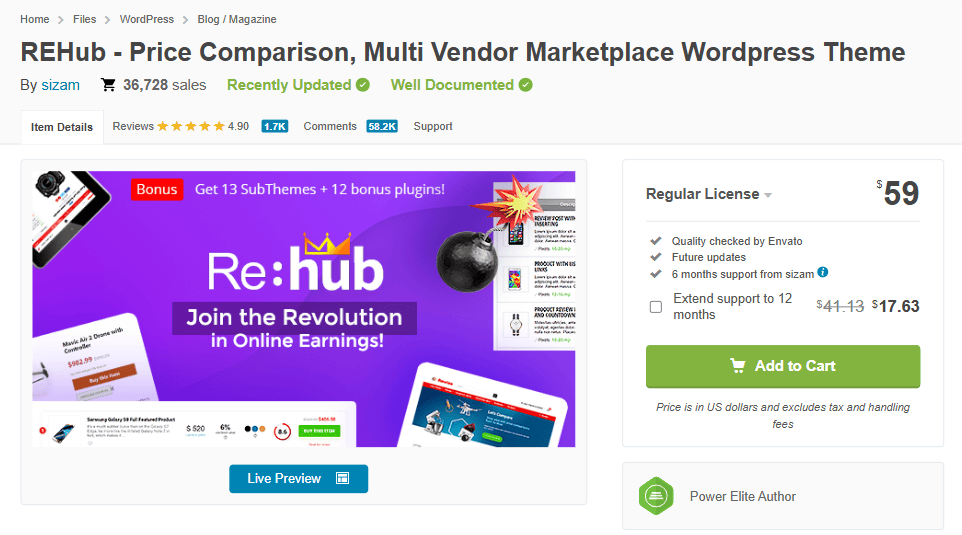 Rehub Theme