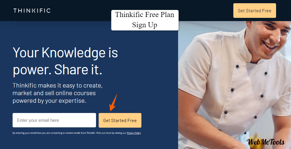 Thinkific Free Plan Sign Up