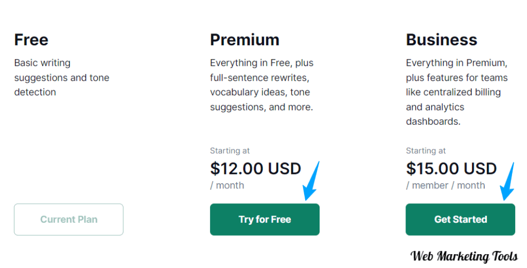 Grammarly-Prices-and-Plans