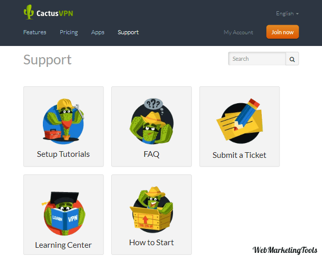 CactusVPN-Support 