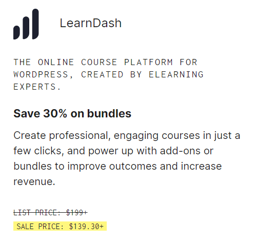 Stellar Sale 2023 LearnDash LearnDash Stellar Sale, Get 30% OFF