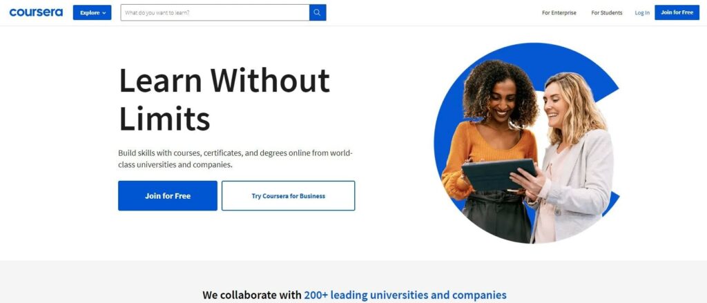Coursera Homepage Coursera Homepage