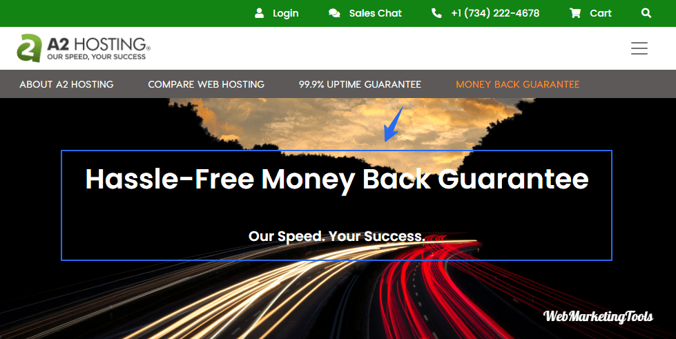 A2 Hosting Money Back Policy