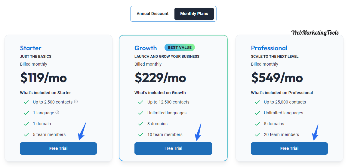 Kartra Pricing Plans Monthly