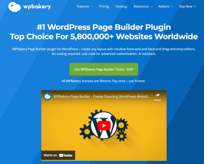 WP Page Bakery Builder