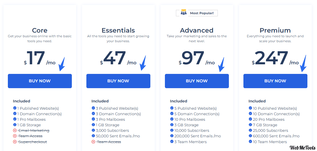 BuilderAll Plans Select