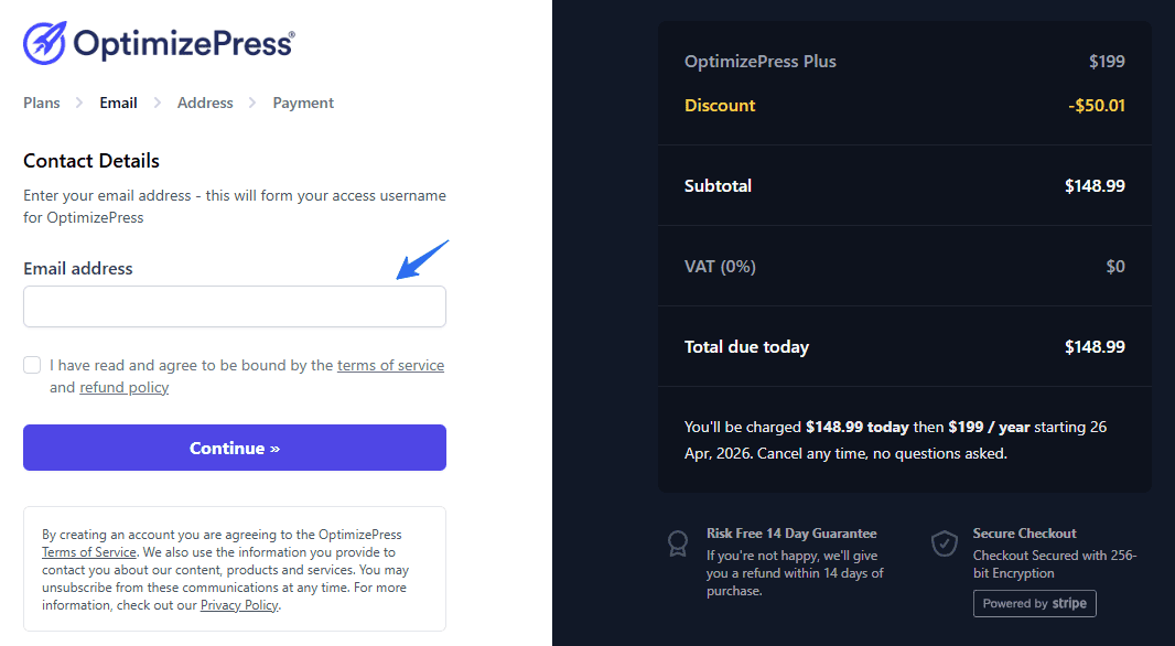 Create Account Account OptimizePress Create Account Account OptimizePress