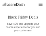 Learndash Black Friday & Cyber Monday Deals 2023