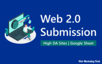 100+ High DA Best Web 2.0 Sites List 2023 with Dofollow Backlink Sites